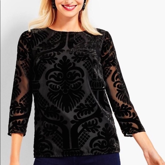 Talbots Tops - Talbots velvet top    2XP